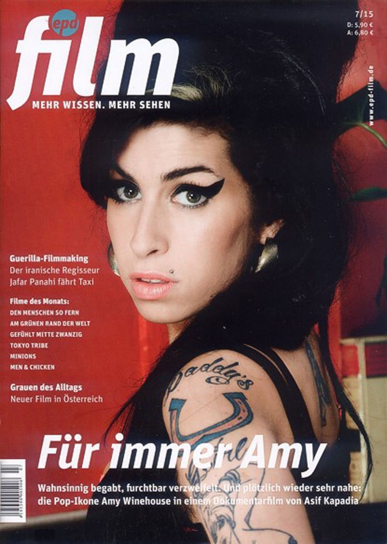 EPD Film Magazine Germany 2015-07 Amy Winehouse Jafar Panahl