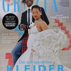 Grazia Magazine Germany 2023-11 Rihanna Asap Rocky Toni Garrn Karl Lagerfeld