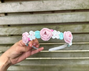 Bloemen haar hoepel cadeau voor verjaardag meisje bruidsmeisjes haaraccessoires babygirl