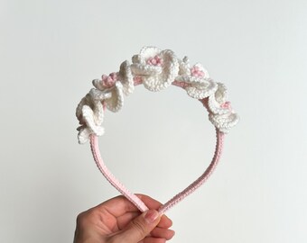 Floral headband gift for birthday girl hair accessories