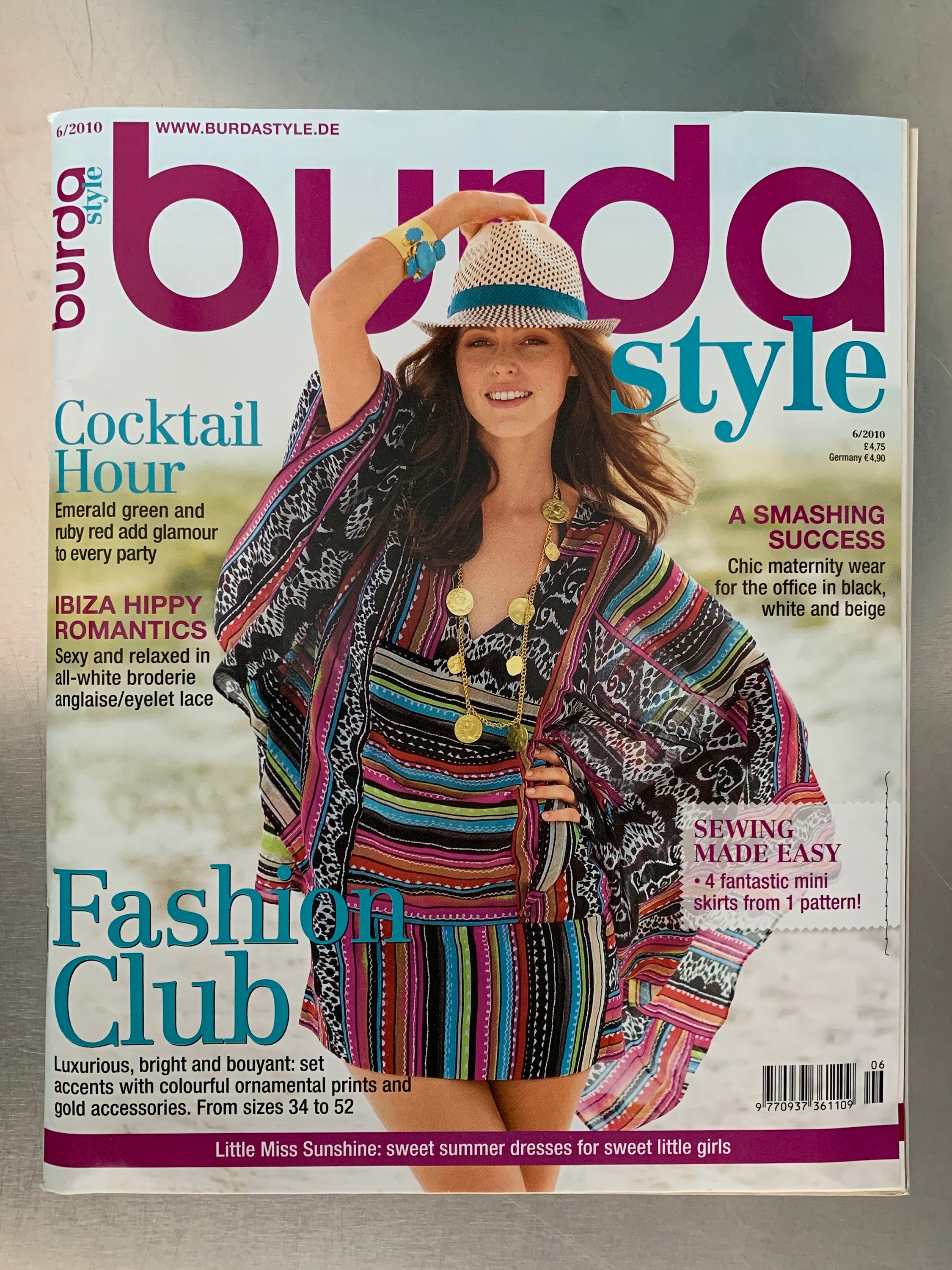 Burda Sewing Pattern Magazine June 2010 Etsy