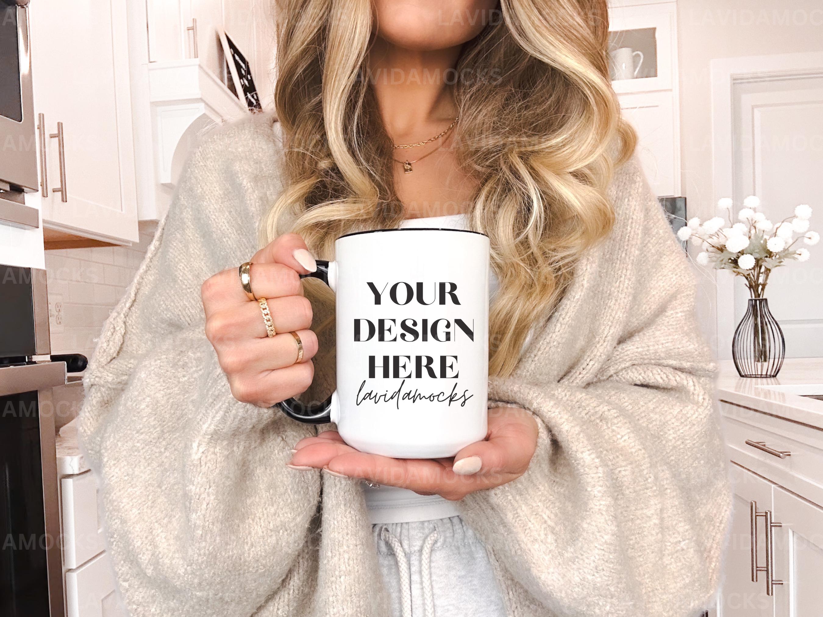 Printify 15oz Accent Mug Mockup All Color Accent Handle Mug Mock Accent Mug 15oz Mockup Black Accent Mug Mockup