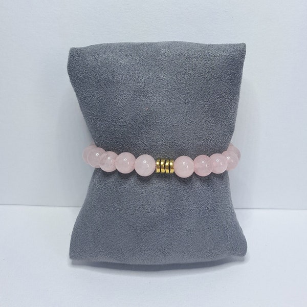 Rose Quartz Bracelet 8mm