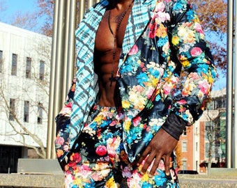 Ray Vincente Heritage 2pc floral hoodie set
