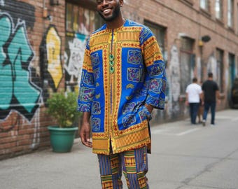 Ray Vincente Heritage 2 piece tunic with complimenting stretch pants