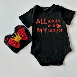 Baby Queen of Hearts Kostuum, Disney Villains Baby, Baby Villain Outfit, Disneyland Outfit, Queen of Hearts Outfit, Baby Queen of Hearts