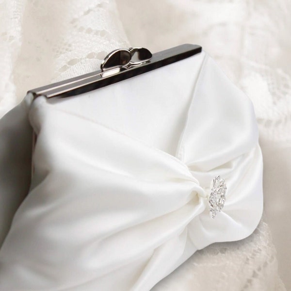 Ivory Bridal Clutch - Etsy