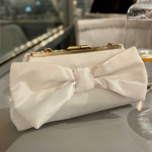 Bow Clutch Purse