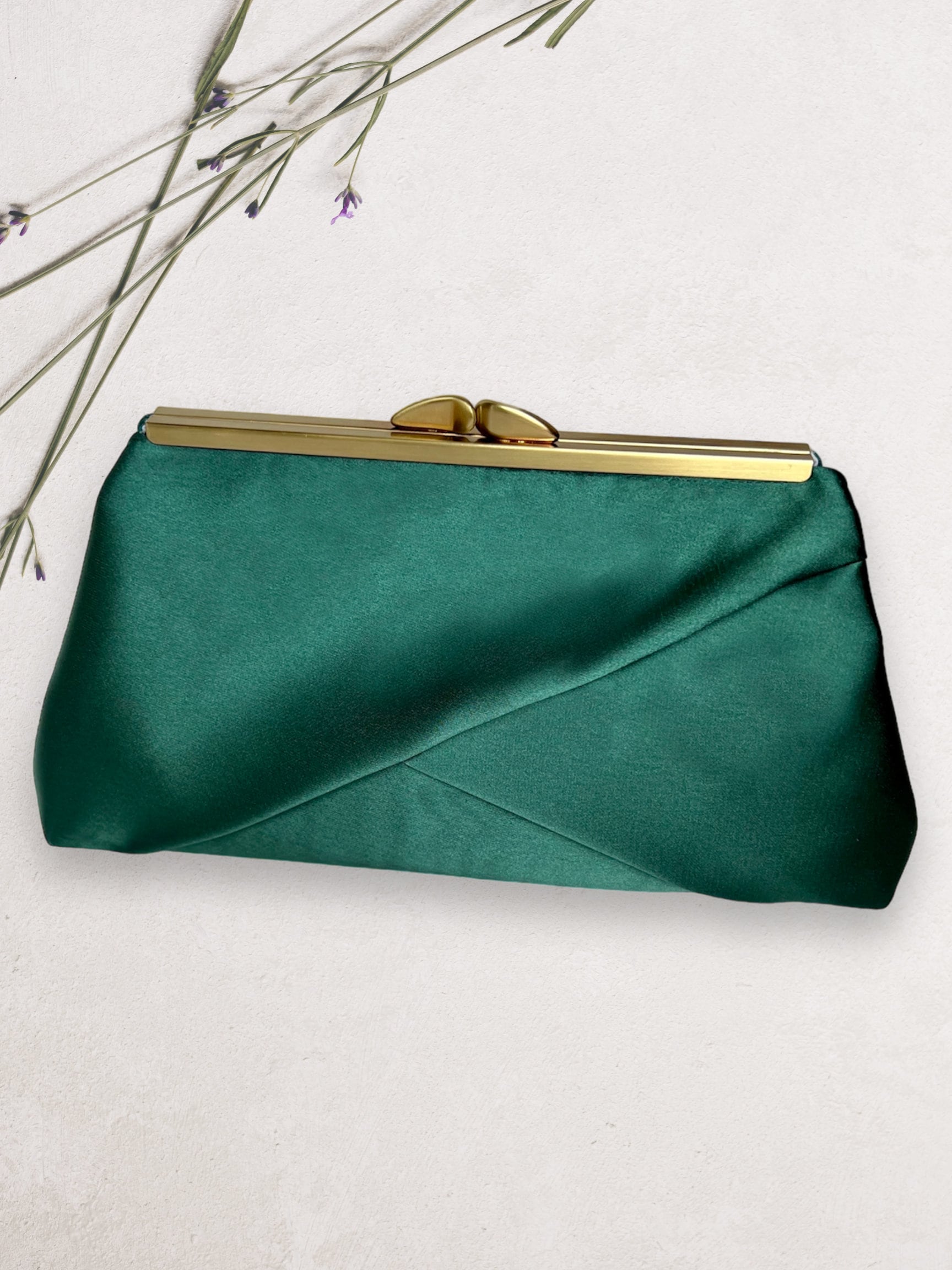 Emerald Green Clutch Bag - Etsy