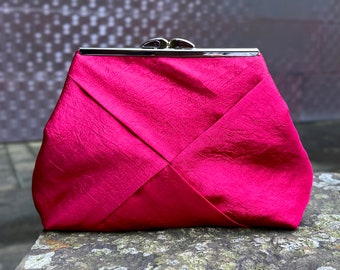 Origami Clutch For Weddings Prom Gala, More Colors And Personalization, Photo Lining And Message Inscription, SMALL