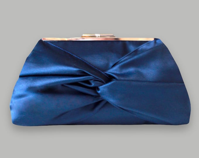 Personalized Satin Bridal Clutch | Customized Bridesmaid Clutch With Inscription