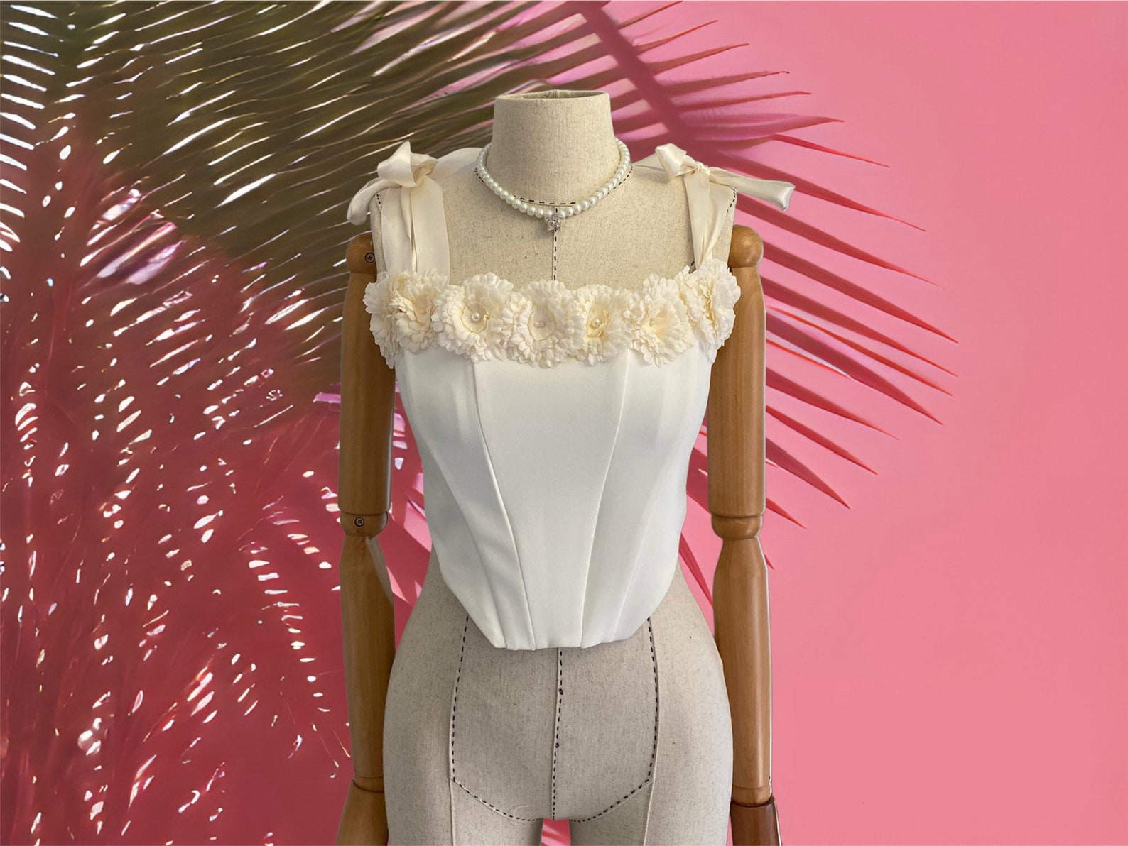 Laced Authority Corset Vest main image 1