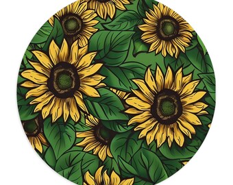 Mouse Pad - Sunflowers , Sunflower mousepad, florals