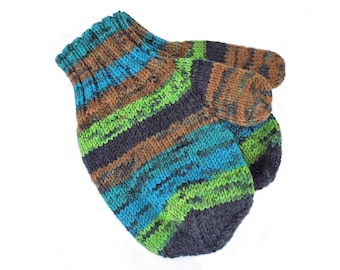 Wool-Free Toddler Mittens With Thumbs, 12 to 18 Months