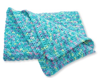Hand Crocheted Blanket for Baby, Doll, or Pet
