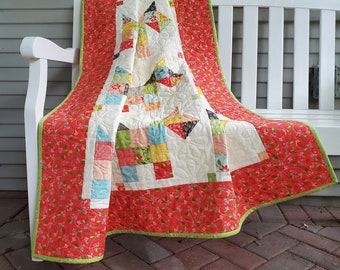 Handmade Scotties Patchwork Quilt