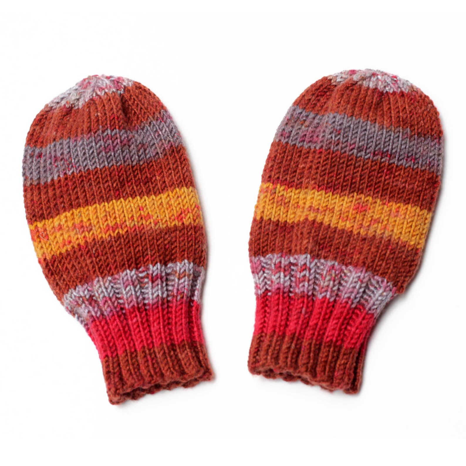 Hand Knit Baby Mittens on String 9 to 12 Months Etsy