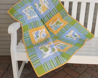 Dinosaur Patchwork Quilt