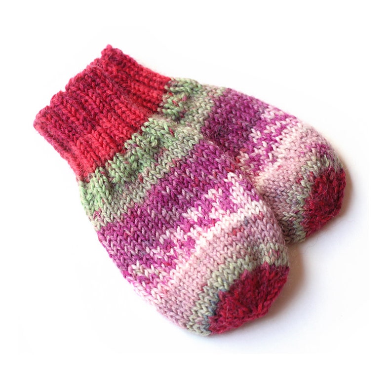 knitted baby mittens no thumbs