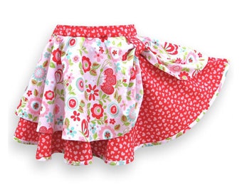 Tiered Circle Skirt Child's Size 4T Pull-On Elastic Waist