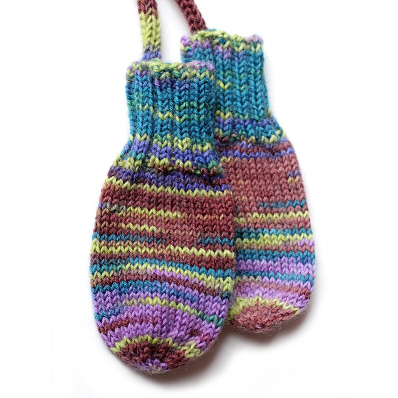 Baby Mittens On String No Thumb Unisex Newborn to 3 Months Etsy.de