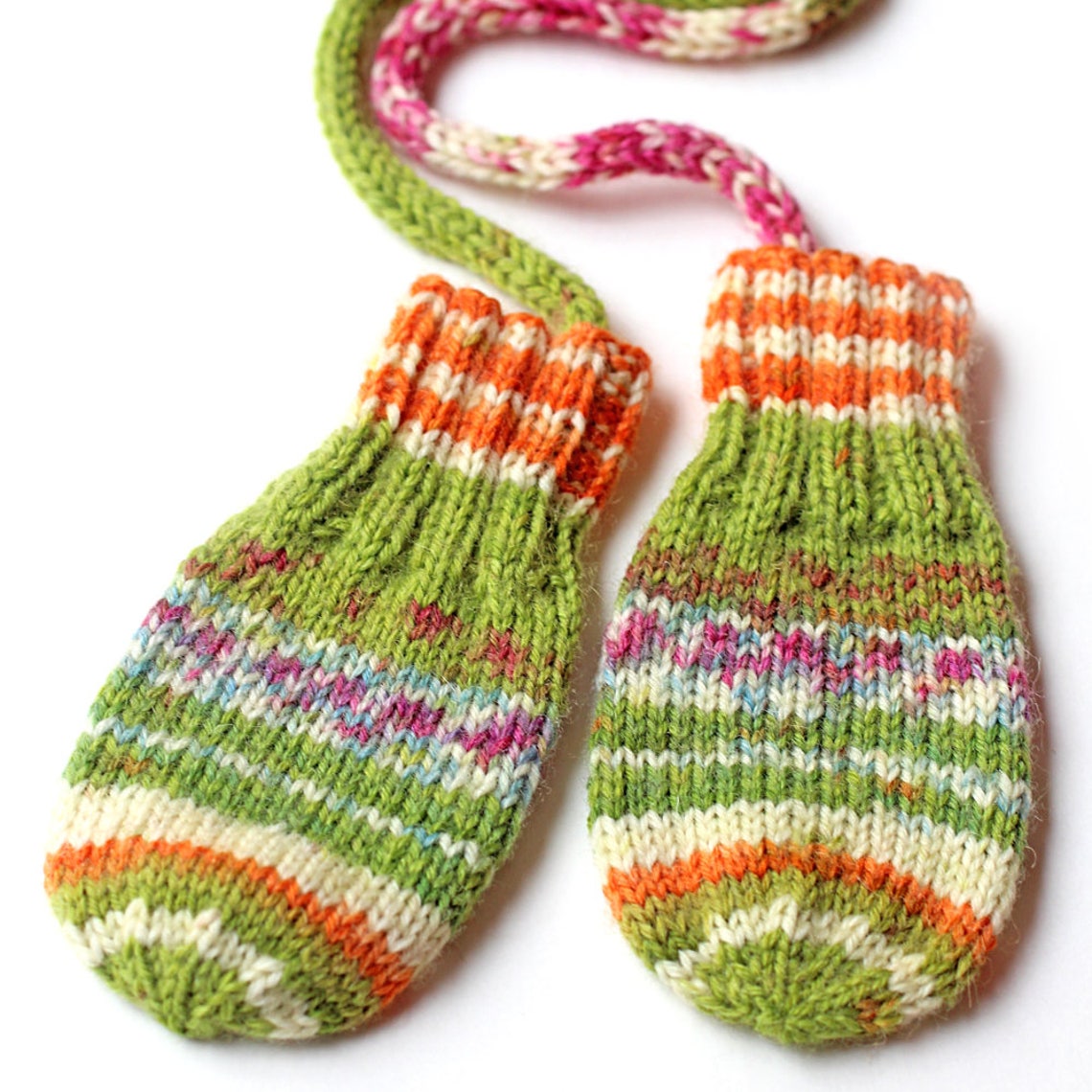 Made to Order Baby Mittens No Thumb With or Without String. Etsy