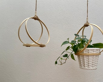 Plant hanging basket/ flower hanging basket wood