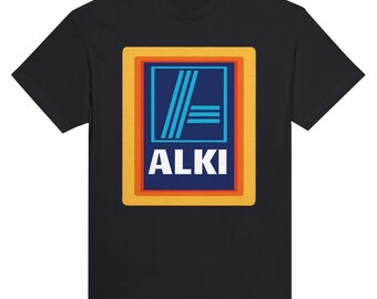 Zwaargewicht unisex T-shirt met ronde hals ALKI QR