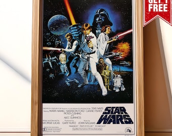 Star Wars Poster Movie Poster Movie Prints For Cinema Rooms Wall Art For Home Decor |  A3 A4 A5