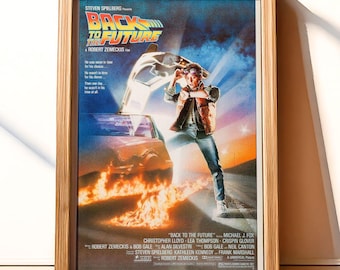 ヴィンテージオリジナル 1980 年代 マイケル J フォックス ポスター