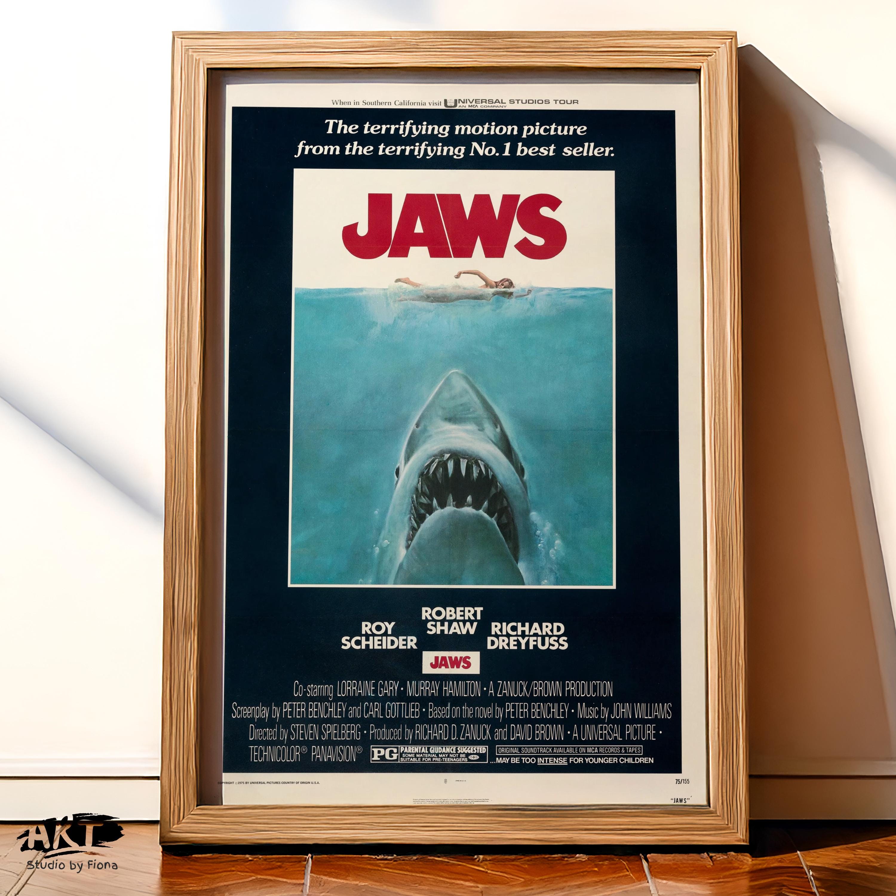 Jaws Poster Movie Poster Movie Prints For Cinema Rooms Wall Art Home Decor A3 A4 A5