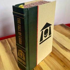The Fall of Cadia by Robert Rath - Leatherbound Hardcover - New Book Rebind - Green leather edition