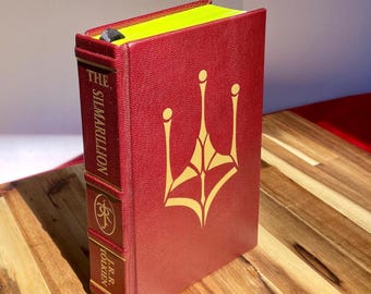The Silmarillion Illustrated Edition- J. R. R. Tolkien Leatherbound - Hardcover - New Book Rebind