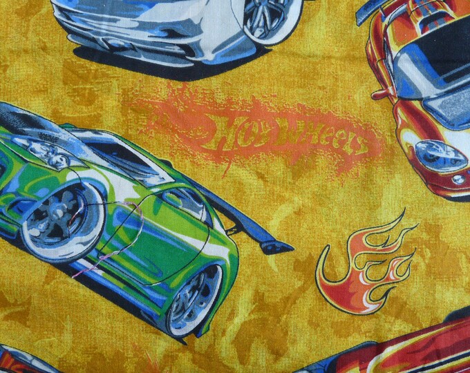 Hot Wheels Fabric Bright Cars Fabric Hotwheels Fabric Unique Cotton