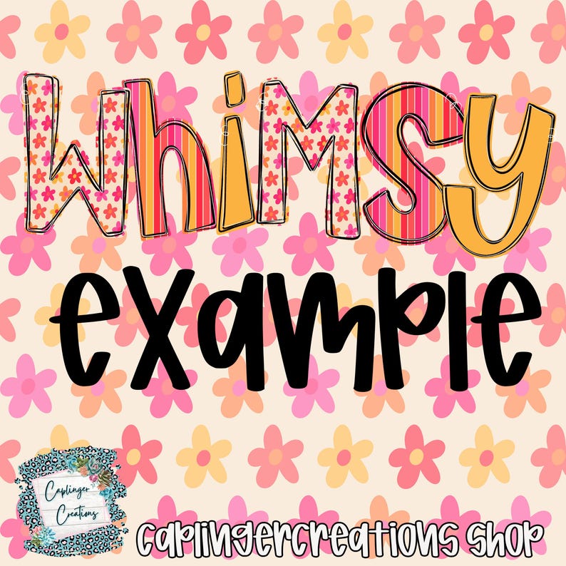 Numbers Whimsy Font Fillable Alpha Set - WHIMSY - PNG – A-Z, a Mix of Lowercase & Numbers ...