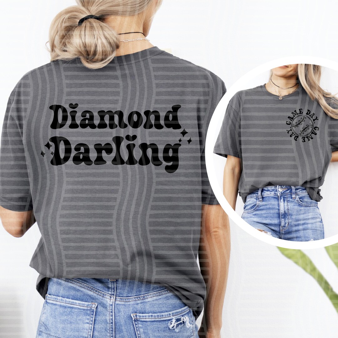 Diamond Darling | With Game Day Pocket Design - 300 DPI Digital ...