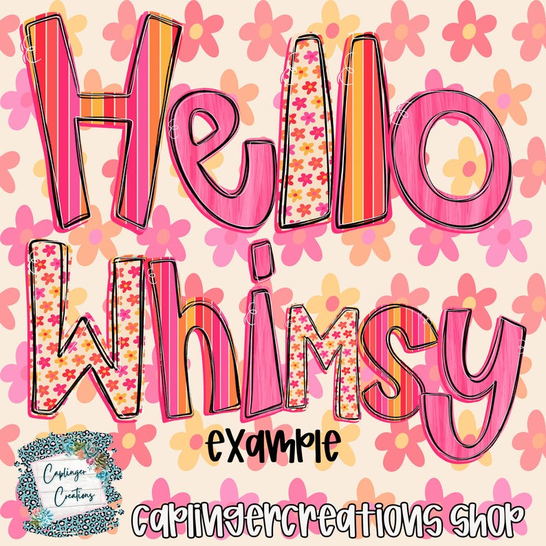 Whimsy Twee Numbers Fillable Alpha Set - WHIMSY - PNG – A-Z, a Mix of Lowercase & Numbers ...