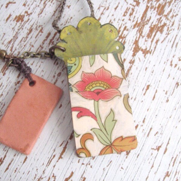 Aromatherapy Necklace. Diffuser. Crochet Necklace. Lotus Flower-Lotus Pendant-Secret Locket-Affirmation Jewelry Crochet Necklace