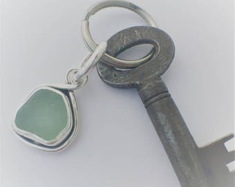 Custom Sea Glass Key Chain