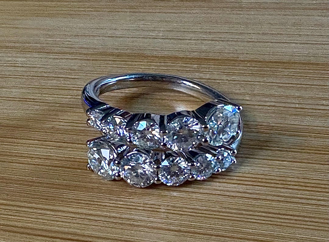 Unexplained Words Moissanite Ring