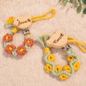 Custom Baby Pacifier Clip for Boys and Girls Personalized Newborn Binky Clip with Name Pacifier Holder for Baby First New Year Unique Gift