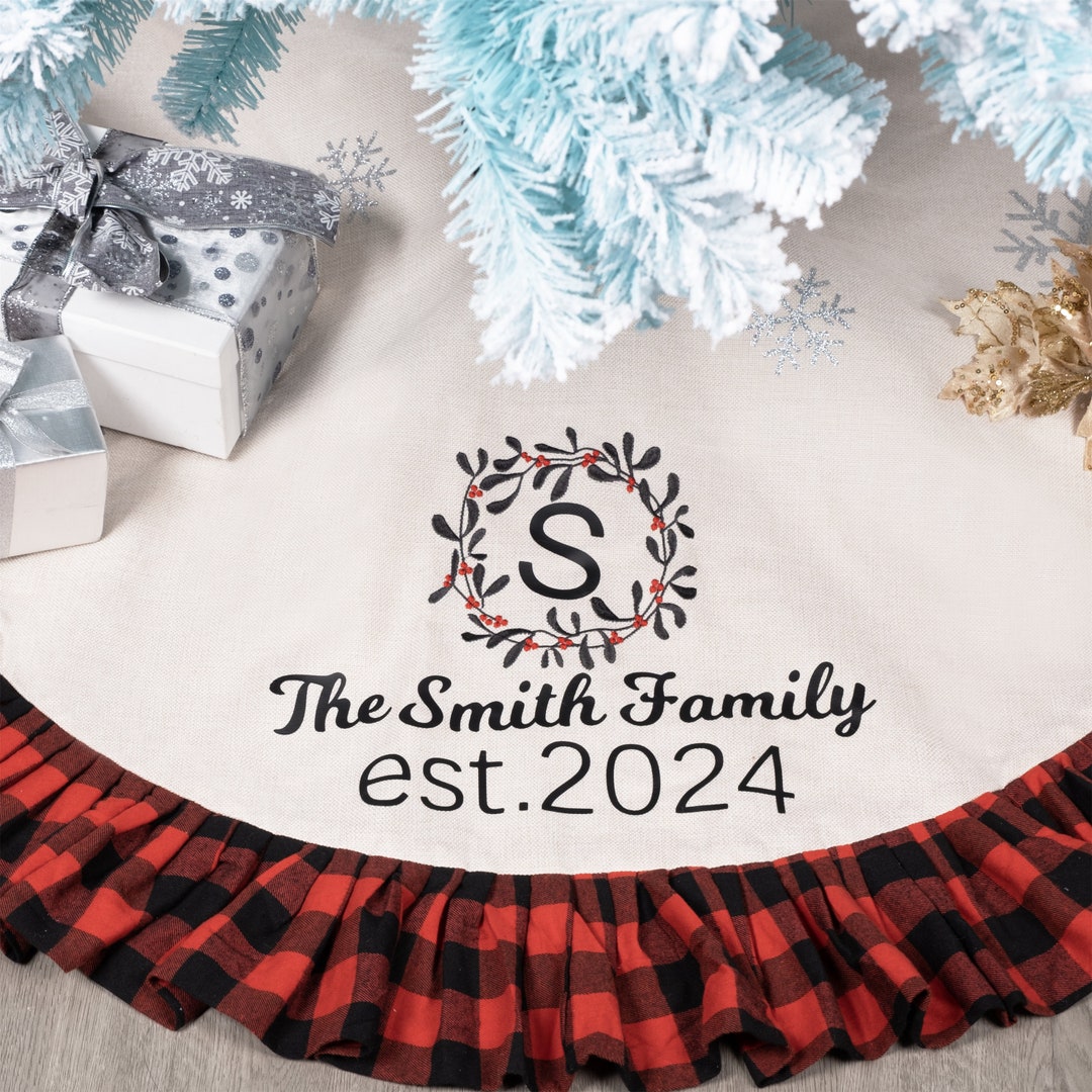 Monogrammed Tree Skirt