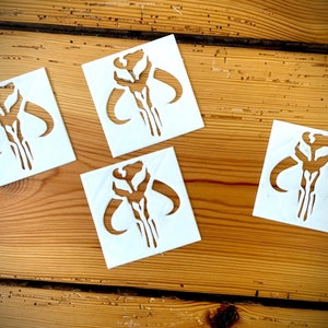 Mandalorian Mythosaur Skull Symbol Spray Template