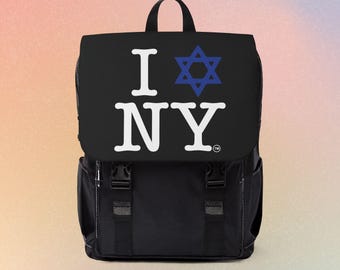 I Love NY Jewish Star Backback