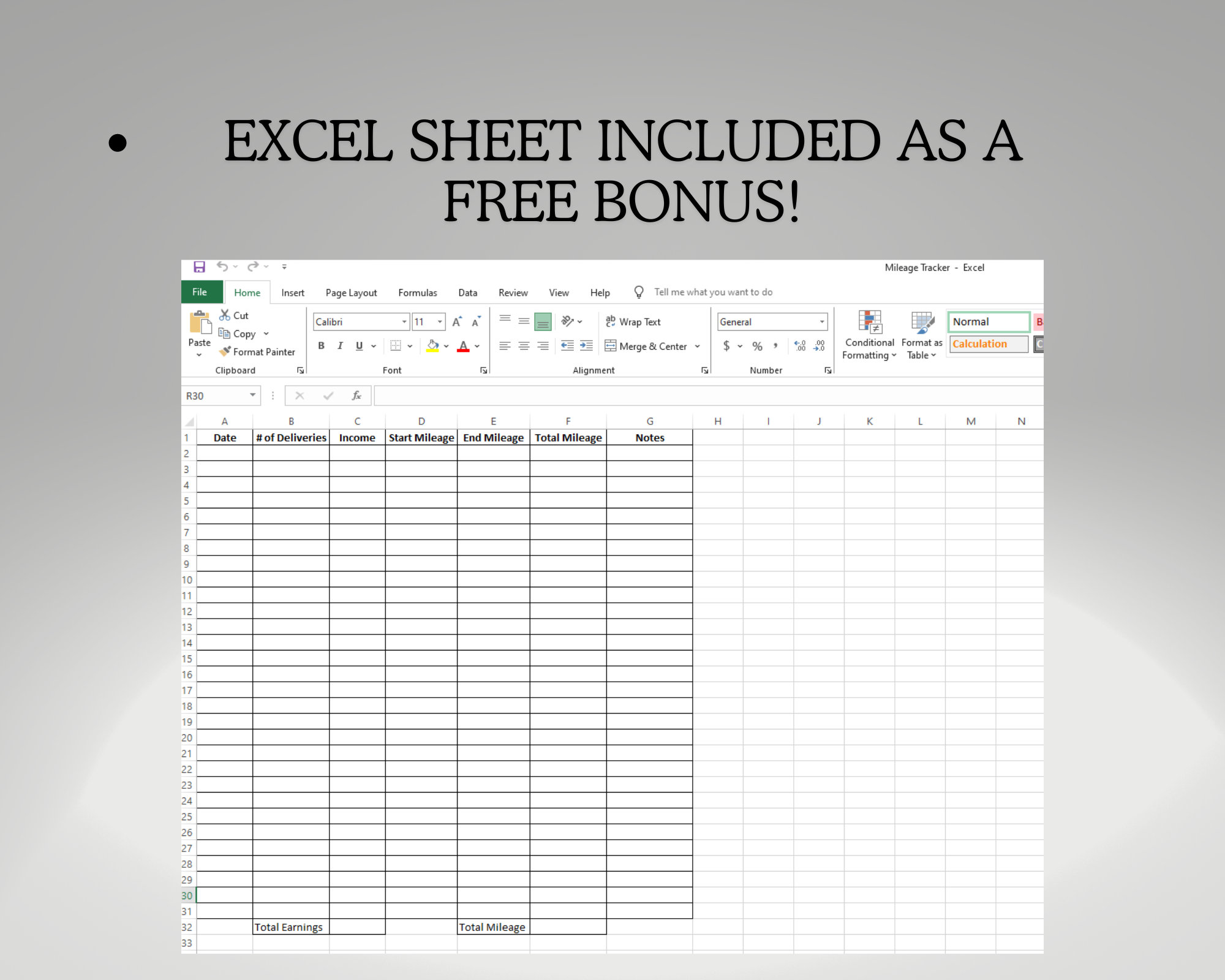 Mileage Tracker Printable, Log Book Planner Taxes, Gig App, Uber Eats ...