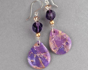 Party earrings. One of a kind polymer clay dangle earrings. Abstract design colorful earrings. Lightweight earrings.