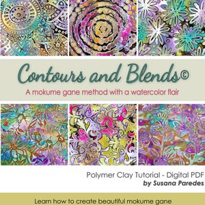 Polymer Clay Tutorial. Mokume Gane Method in polymer clay. Contours and Blends by Susana Paredes. Advanced Beginner, Intermediate level. PDF