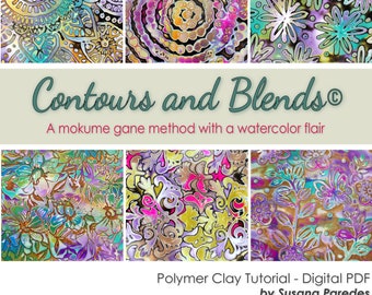 Polymer Clay Tutorial. Mokume Gane Method in polymer clay. Contours and Blends by Susana Paredes. Advanced Beginner, Intermediate level. PDF