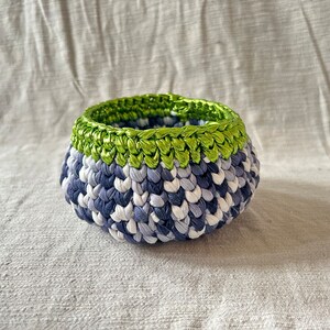 Handcrafted Crochet Basket - Vibrant Home Organizer