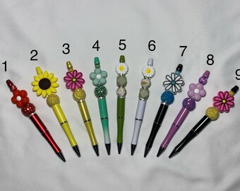 Beautiful Flower Beaded Pens